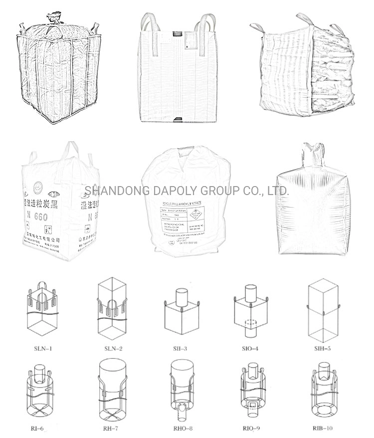 Anti-Static Conductive Type C FIBC Bulk Container Jumbo Big Bag