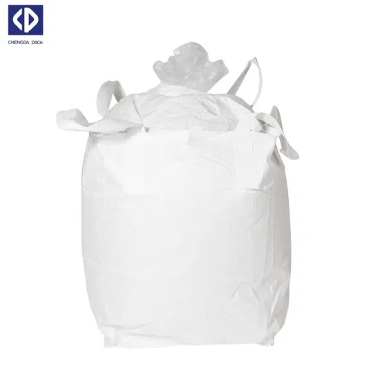 1000 кг 1500 кг большой объем сельскохозяйственной продукции FIBC Jumbo Bag для строительных материалов, камня, песка, химической промышленности, извести, минеральной упаковки зерна